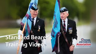 RAF Association Standard Bearers Training Video [upl. by Aedni]