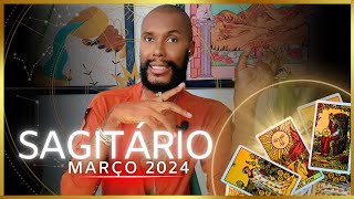 SAGITÁRIO MARÇO24  RECADO SÉRIO DA ESPIRITUALIDADE Não adianta fugir  A Imperatriz Tarot [upl. by Wallford481]