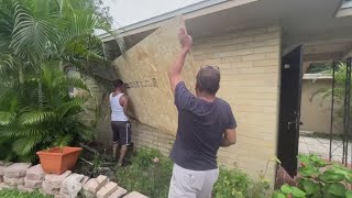 Hoosiers in central Florida make preparations for Hurricane Milton [upl. by Ellebana697]