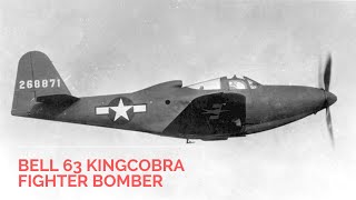 Bell P 63 Kingcobra American Fighter [upl. by Lemak644]