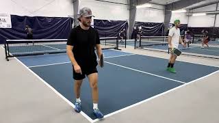 JoshAhmad vs NateAlec Game 3 Camp Pickleball ladder league 40 Wednesday 11 1424 Week 66 [upl. by Aeresed]