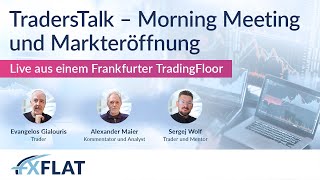 TradersTalk  Morning Meeting und Markteröffnung live aus einem Frankfurter TradingFloor 26032024 [upl. by Sean884]