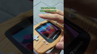 Game Boy Advance IPS de madera gb gba gameboy ips gbamod retropixelados [upl. by Ynitsed]