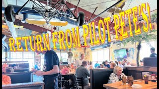 Beautiful Biplane flight returning from dinner at Pilot Petes [upl. by Selima]