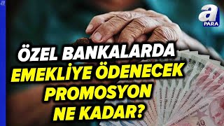 Özel Bankalardan Promosyon Zammı Emekliler Nasıl Başvuracak  A Para [upl. by Krystyna948]