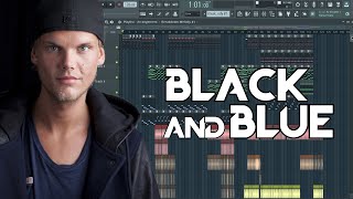 Black and Blue  Avicii Remake FLP [upl. by Nnod469]