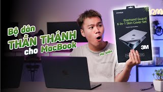 Dán MacBook siêu bền  Trải nghiệm dán máy tại MacOne [upl. by Drofniw]