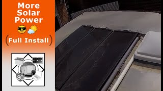 Install Harbor Freight Solar on a Cargo Trailer Camper [upl. by Prady]