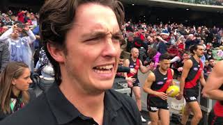 Scotty James Coin Toss Round 16 Essendon Vs Collingwood [upl. by Dalston134]