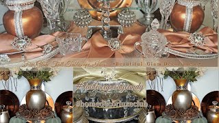 My Top 5 Fall Glam Tablescape Ideas  2023 Fall Home Décor Ideas  Home Décor Luxe Club [upl. by Franzoni48]