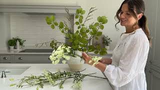 How to arrange Summer Foliage Arrangement [upl. by Jelsma]