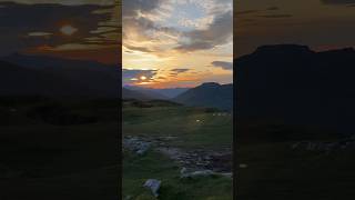 Sunrise over the Arrochar Alps sunrise mountains scotland camping wildscotland hiking [upl. by Afnin]