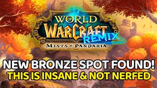 NEW SOLO BRONZE FARM  THIS SPOT IS INSANE MoP Remix  WoW Guide [upl. by Sadick608]