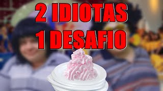 2 Idiotas 1 Desafio  Torta na Cara [upl. by Acirat]