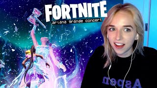 i went to an ariana grande concert in fortnite yuh [upl. by Ellerrad]