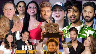 Bigg Boss 17 Grand Reunion Party  Munawar FaruquiAbhishek KumarAyesha KhanIsha AishwaryaAnkita [upl. by Yhtir]