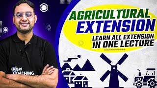 Agricultural Extension  All in one lecture [upl. by Dunlavy]