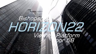 London Walks Horizon 22 Viewing Platform Bishopsgate High Life [upl. by Anastasio996]