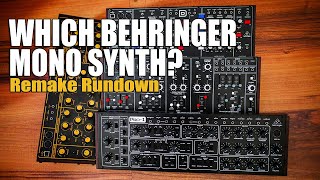 Behringer Classic Mono Synth Comparison and Review Which one should you buy [upl. by Yenhpad]