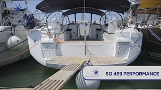 VIDEO CHECKIN JEANNEAU SUN ODYSSEY 469  STANDARD MAIN SAIL [upl. by Odoric]