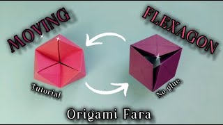 Create a Magical Moving Origami Flexagon – Mesmerizing Paper Trick [upl. by Kimber]