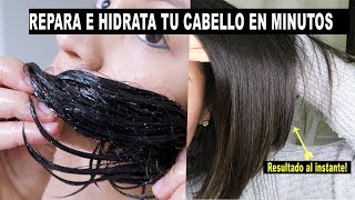 TRATAMIENTO CASERO PARA EL CABELLO SECO Y MALTRATADO CABELLO SIN FRIZZ Y SIN PUNTAS ABIERTAS [upl. by Aleydis180]