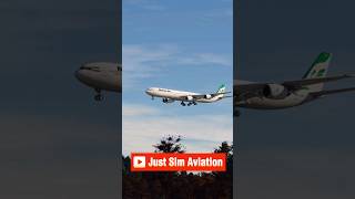 MSFS PLANE SPOTTING • AIRBUS A340600 MAHAN AIR • ISTANBUL ATATURK AIRPORT [upl. by Selym]