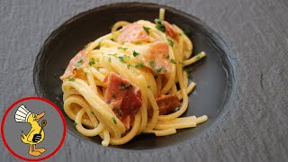 Spaghetti Carbonara der Klassiker frisch und schnell gemacht [upl. by Homovec]