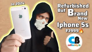 Iphone 5s in 2024  Unboxing amp Review in Hindi  Refurbished Iphone 5s At Just 3999 in Cellbuddy [upl. by Norty]