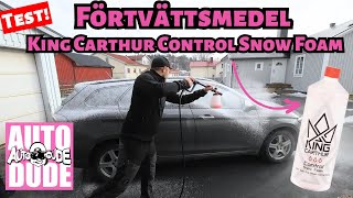 Test Förtvättsmedel King Carthur Control Snow Foam Är det något att ha 👍👎 [upl. by Onitsuaf]