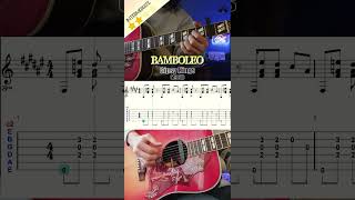 Bamboleo Gipsy Kings guitar riffTAB lukarguitarist [upl. by Aterg840]