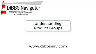 Understanding DIBBS Navigator Product Groups [upl. by Aeresed194]