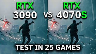 RTX 3090 vs RTX 4070 SUPER  Test In 25 Games at 1440p  2024 [upl. by Hevak599]