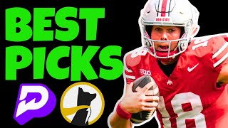 BEST College Football SATURDAY PRIZEPICKS CORRELATED PICKS Ohio State vs Oregon  CFB 101224 [upl. by Bertle19]