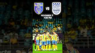 Kerala blasters vs Mumbai city who will win❤️‍🔥 [upl. by Alleinad]