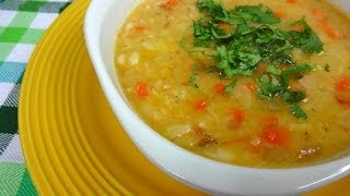 Sopa de Haba  Muy sencilla y Deliciosa [upl. by Limay]