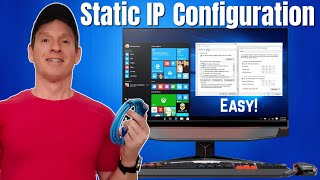 CONFIGURE A STATIC IP ADDRESS IN 4 MINUTES [upl. by Schechinger]