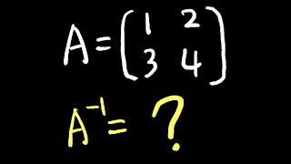 inverse of a 2 by 2 matrix in 1 minute Linear algebra [upl. by Keriann]