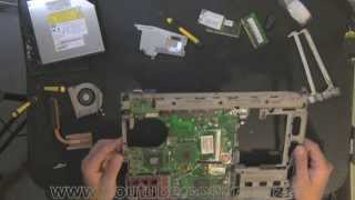 COMPAQ NX7400 take apart disassembly disassemble howto video nothing left HD [upl. by Etteloiv]