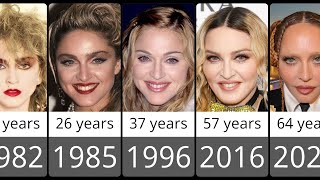 Madonna from 1982 to 2023 [upl. by Kiley]