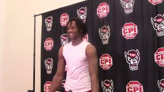 NC State QB Cedrick Bailey before Clemson game [upl. by Edette]