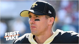 Reflecting on Drew Brees’ apologies for national anthem comments  First Take [upl. by Glaser]