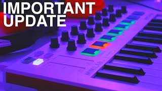 Arturia Minilab MKII UPDATE  FIRMWARE UPDATE EXPLAINED amp making a beat of course [upl. by Alesig790]