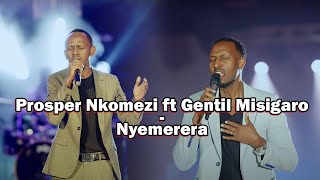 Prosper Nkomezi ft Gentil Misigaro  Hembura Mwami  Video Lyrics [upl. by Eeral]