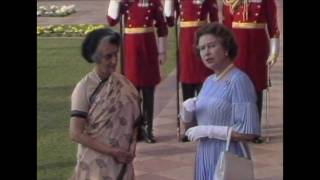 The Queen visits New Delhi 1983 [upl. by Isabeau356]