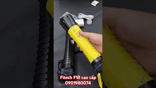 Fitech Đèn pin lặn cầm tay F18  Đèn lặn F18 sáng 12h denpinlan denlan [upl. by Anolahs]