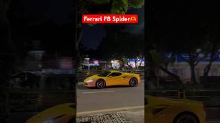 Ferrari F8 Spider rolled at Chennai’s Adyar🤩 ferrari supercars f8spider luxury shorts chennai [upl. by Whit734]