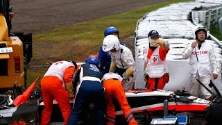 Jules Bianchi sufre accidente en Suzuka y está grave  Formula 1 [upl. by Wandis913]