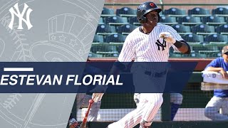 Top Prospects Estevan Florial OF Yankees [upl. by Willner]