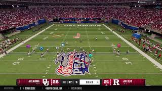 S2 Peach Bowl Rutgers v Oklahoma [upl. by Hirai]